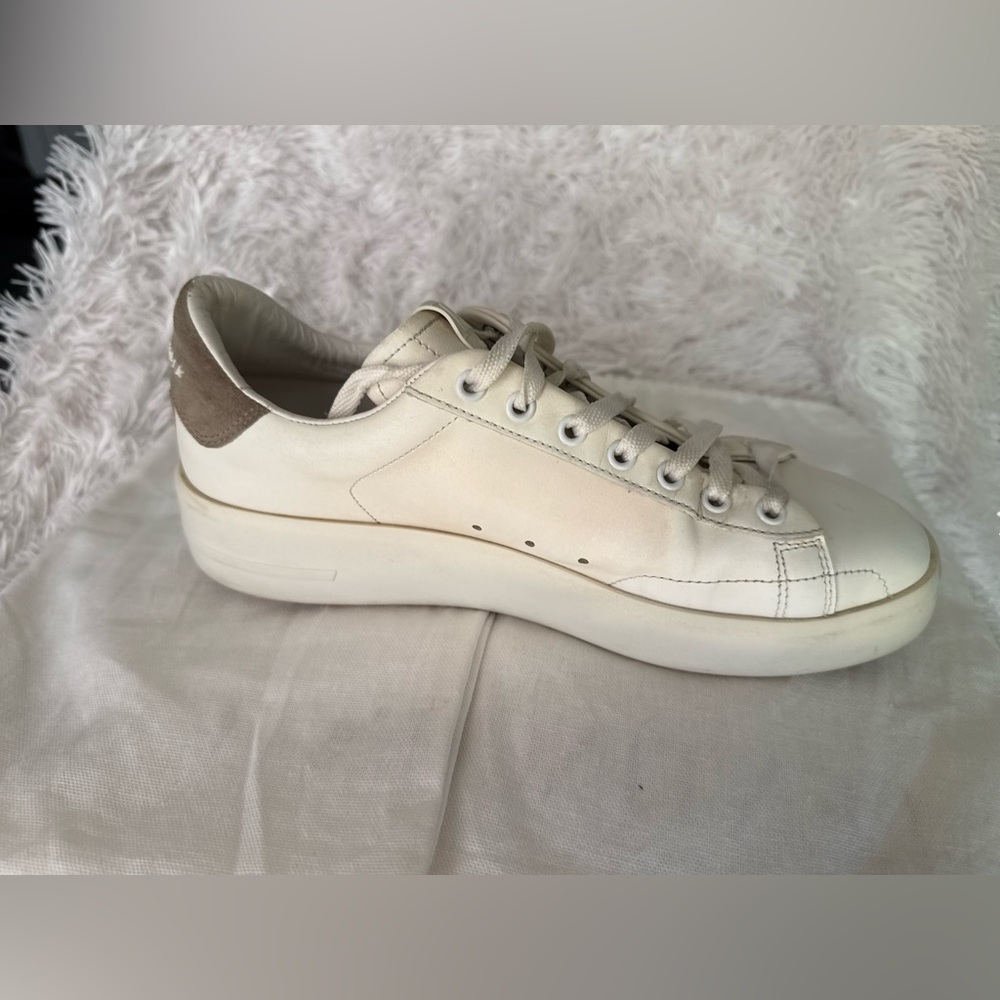 Golden Goose Women's White Pure Star Vegan Low-Top Sneaker - Picture 7 of 15